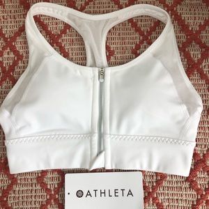 Athleta Zip It Sports Bra